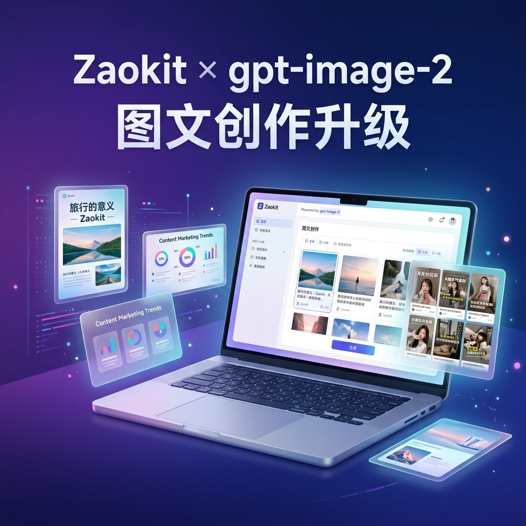 Zaokit AI 接入 gpt-image-2：图文创作体验质的飞跃