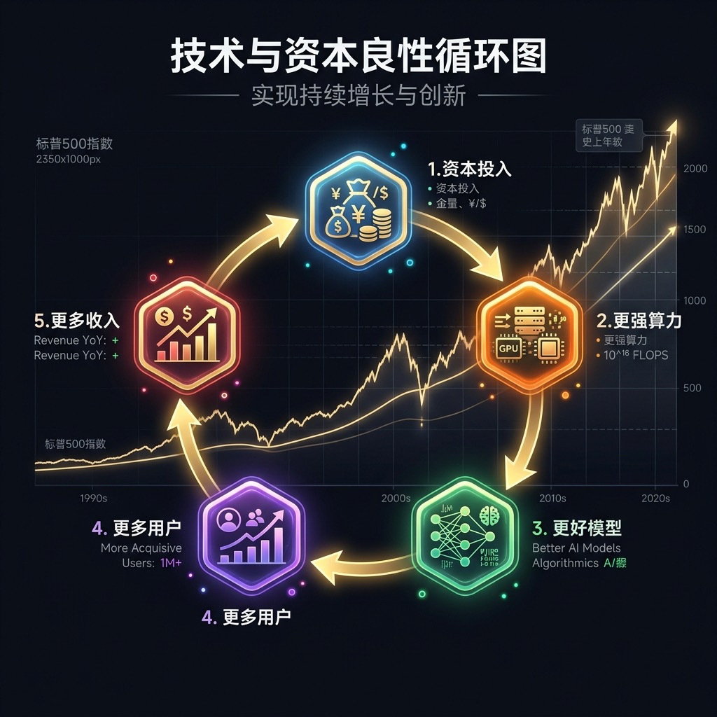 技术与资本良性循环：从投入到回报的正反馈飞轮