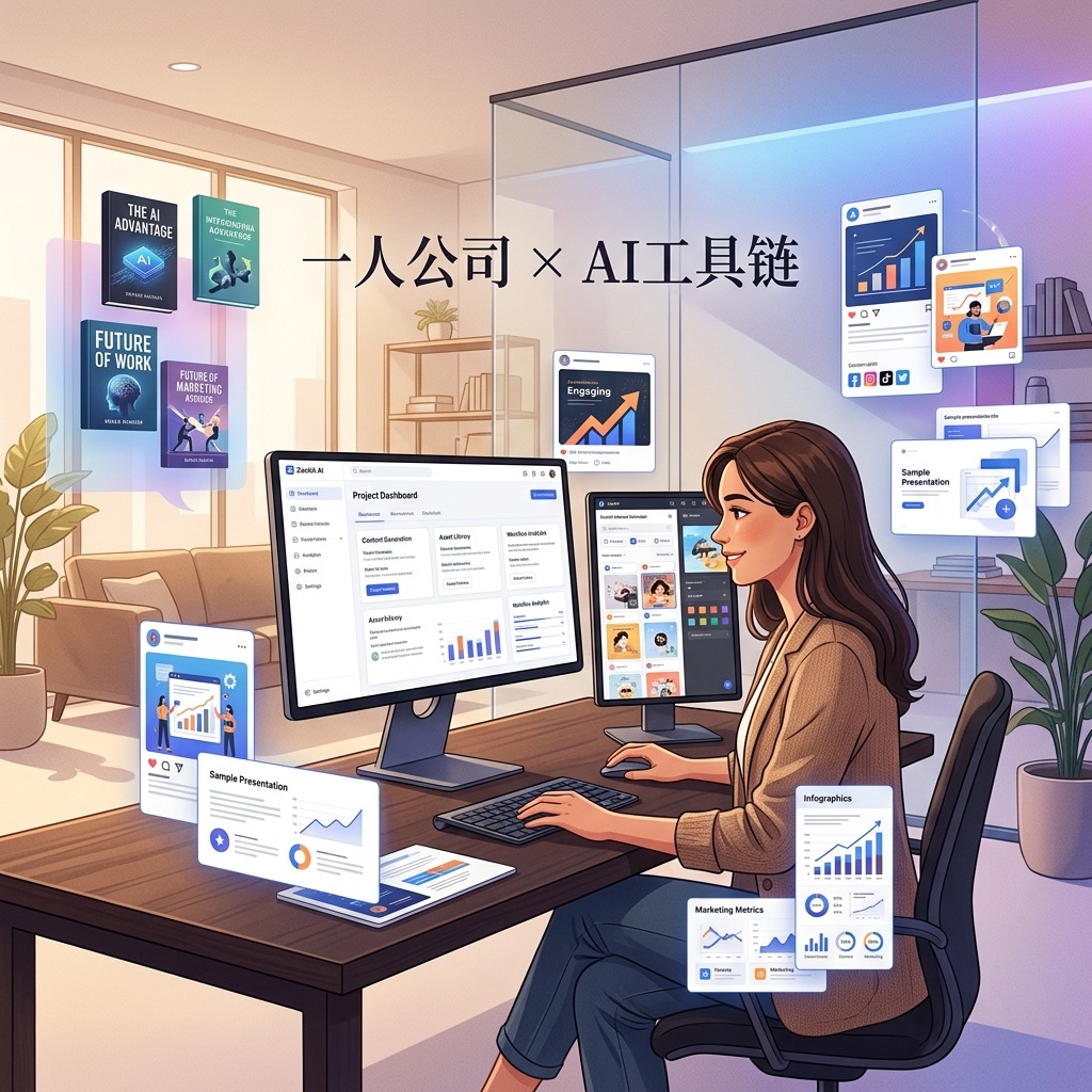 一人公司 × AI 工具链：从认知到生产力的完整闭环