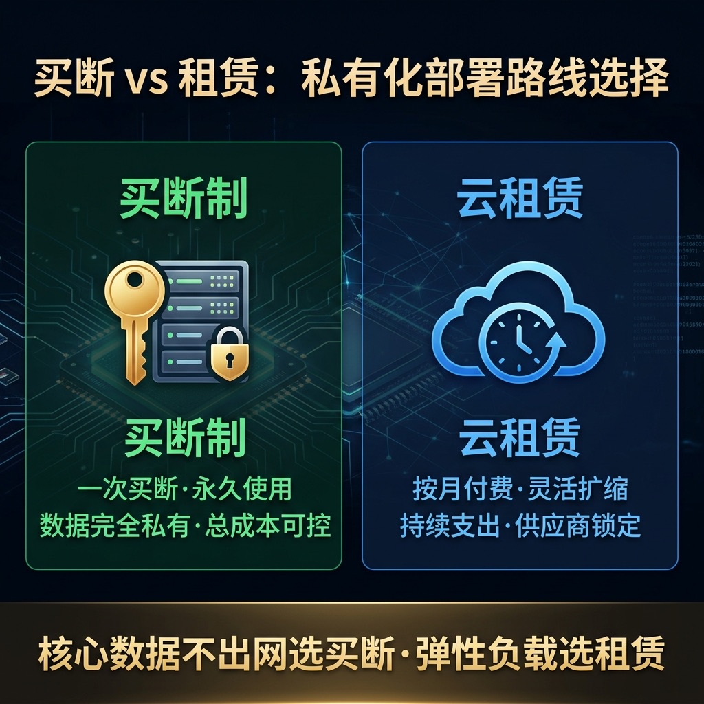 买断 vs 租赁：私有化部署路线选择