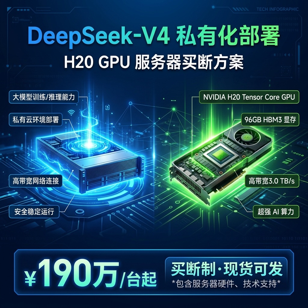 DeepSeek-V4 私有化买断 GPU 要多少钱？两套方案，价格我都算好了