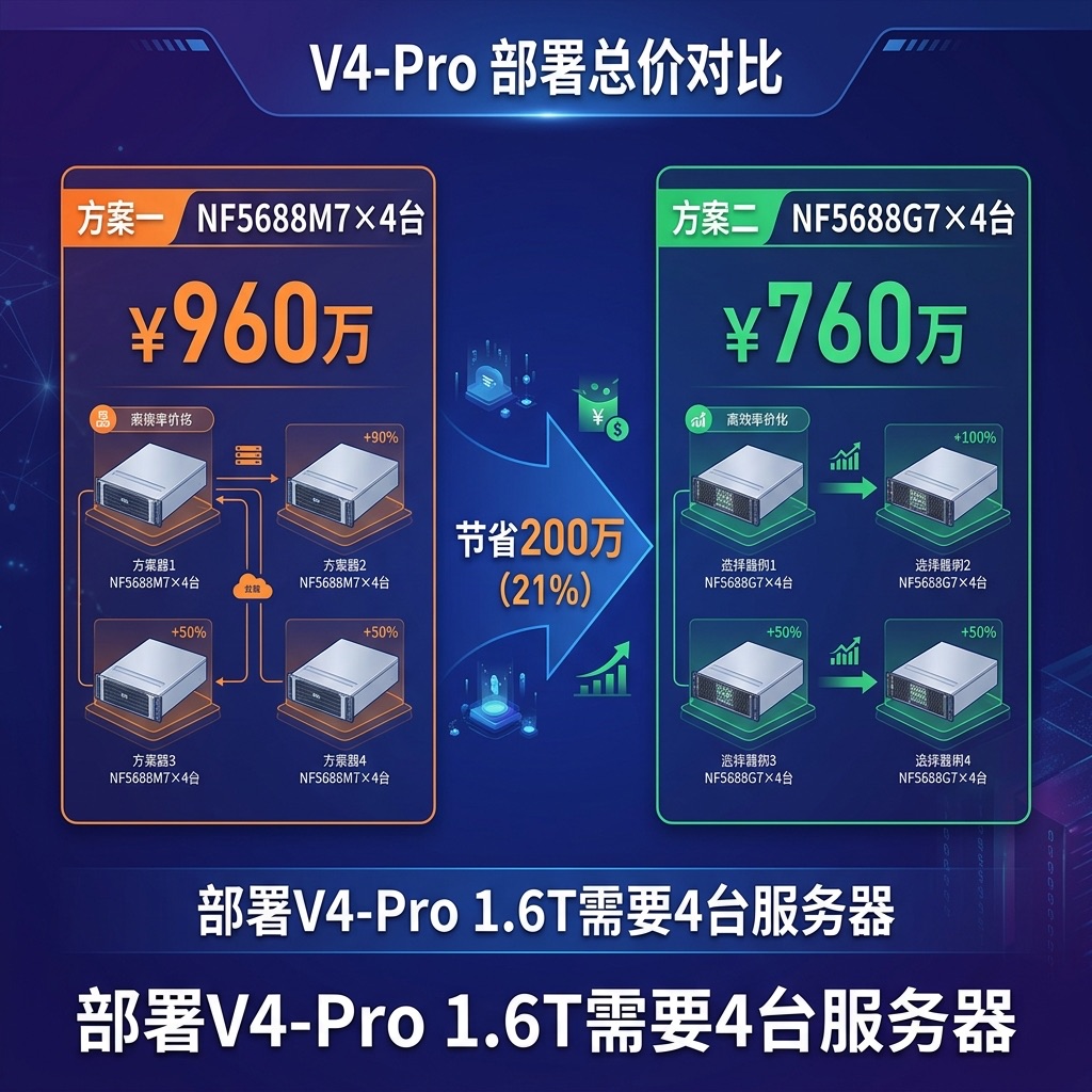 V4-Pro 部署总价对比