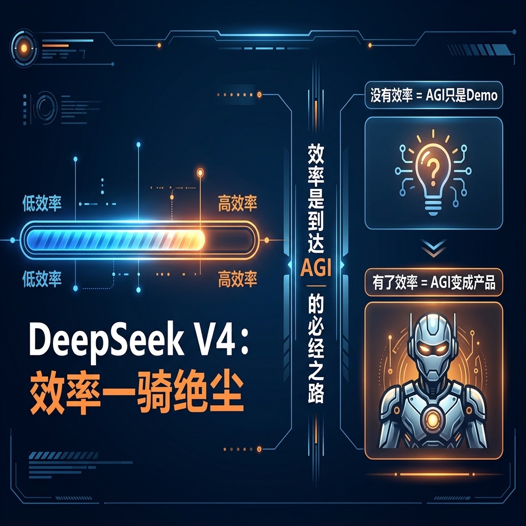 TOKEN Efficiency 是到达 AGI 的必经之路，没有效率 AGI 只是 Demo