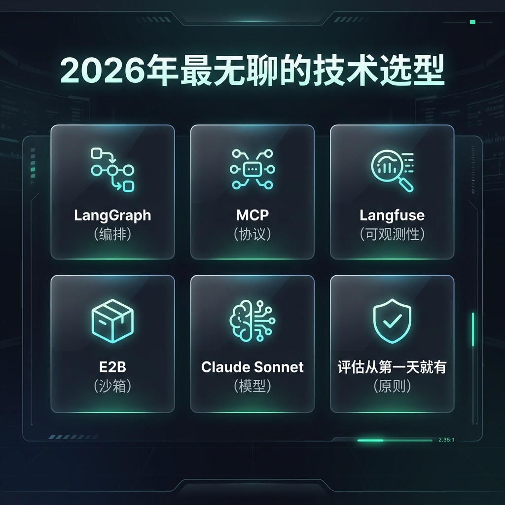 2026 年最无聊但最稳的技术选型