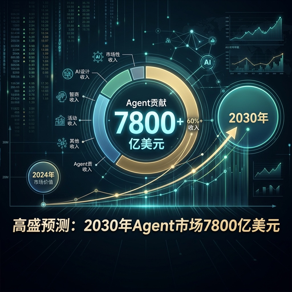 高盛预测：2030年Agent市场7800亿美元