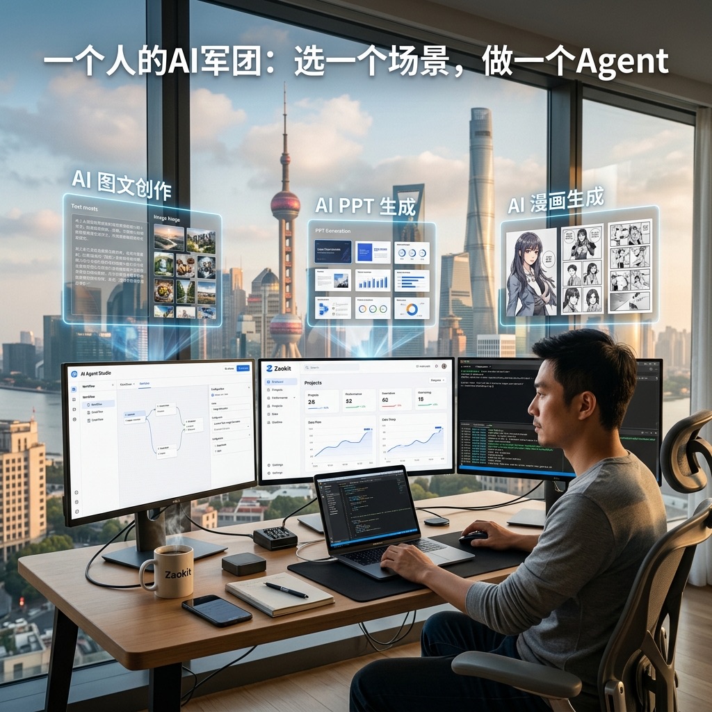 一个人的AI军团：选一个场景，做一个Agent
