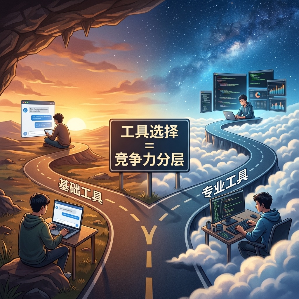 工具选择 = 竞争力分层