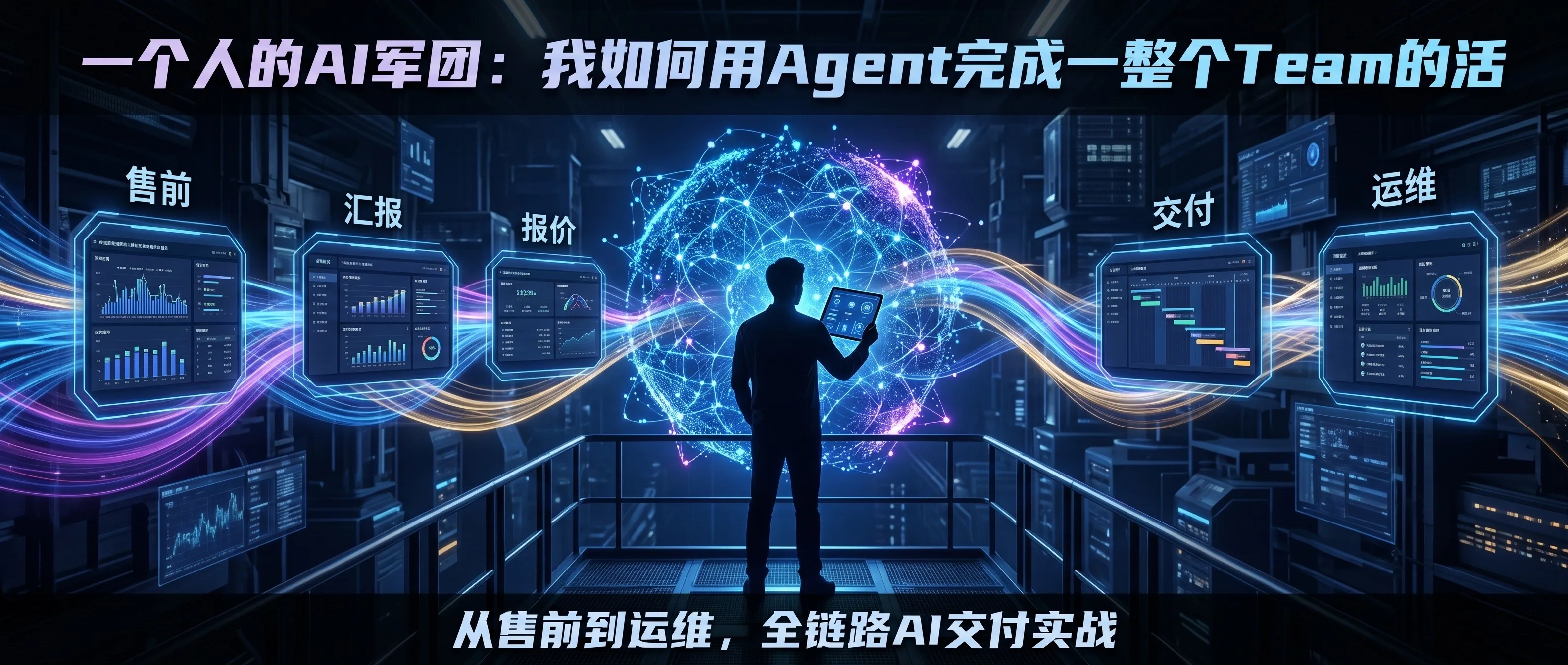 一个人的 AI 军团：我用 Agent 完成了一整个 Team 的项目交付