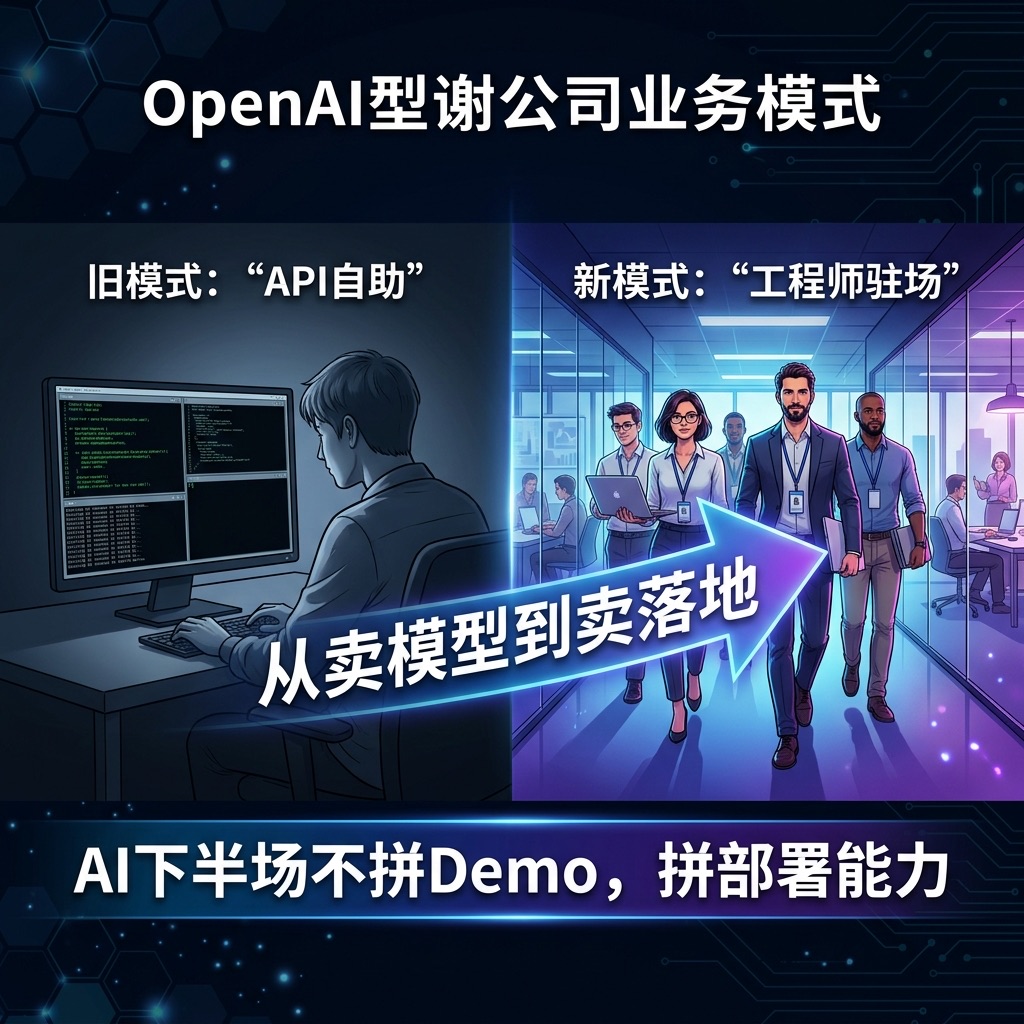 从卖模型到卖落地：OpenAI 商业模式根本性转变
