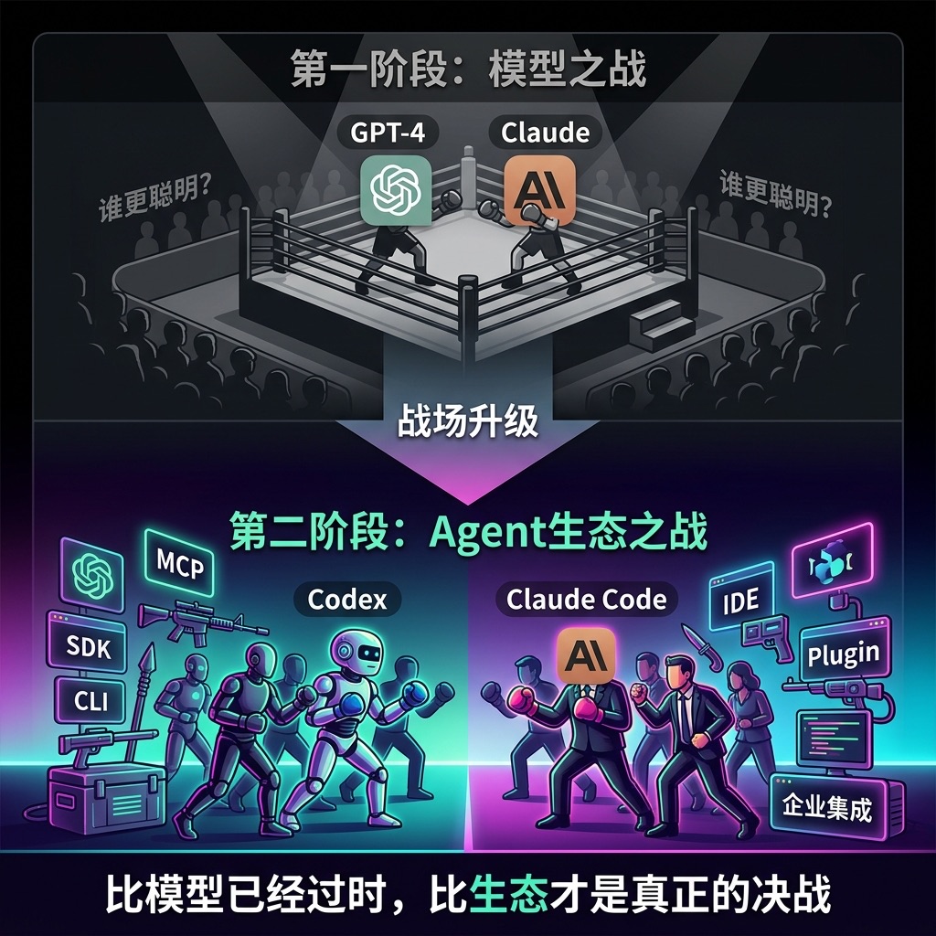 AI 竞争阶段演进：从模型之战到 Agent 生态之战