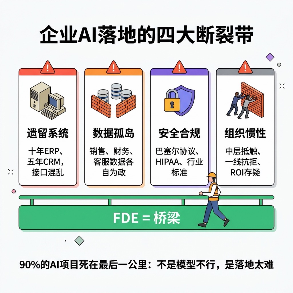 企业 AI 落地的四大断裂带