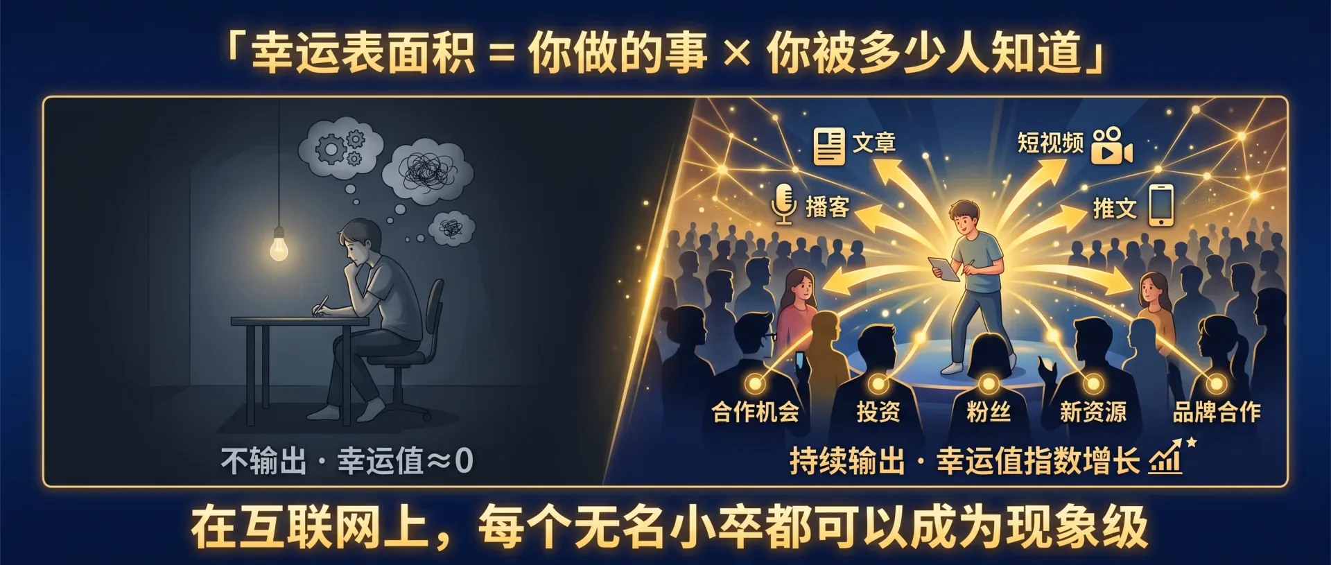 自媒体的真正逻辑：不是流量，是被对的人看见的概率