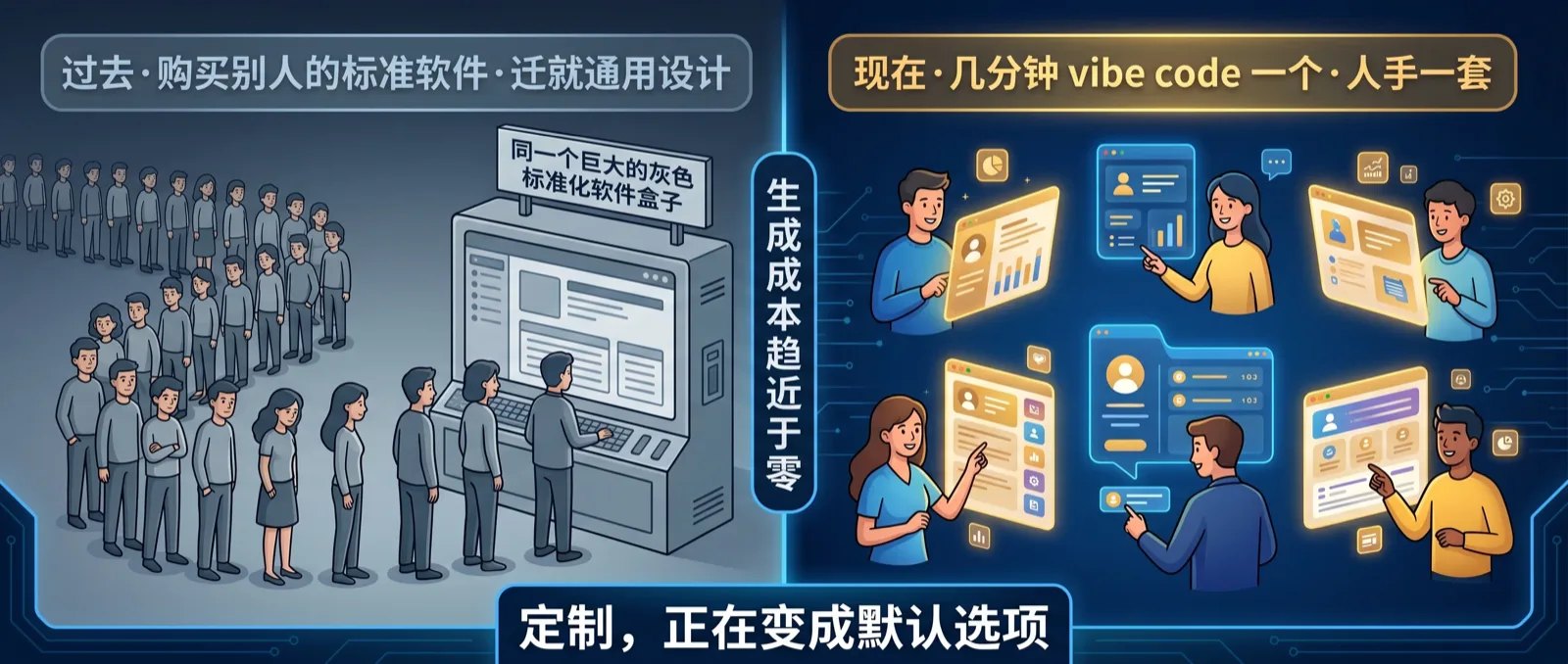 从共用一套到人手一套：标准化软件的松动