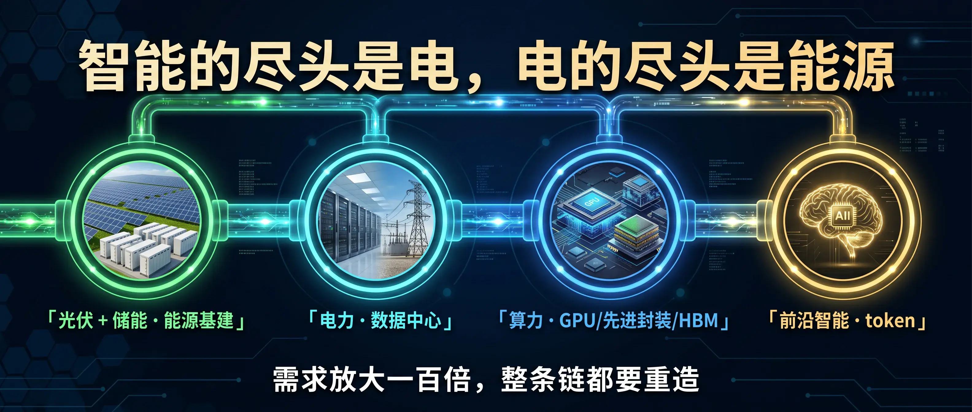 从 token 到瓦特：被 AI 拽动的产业链