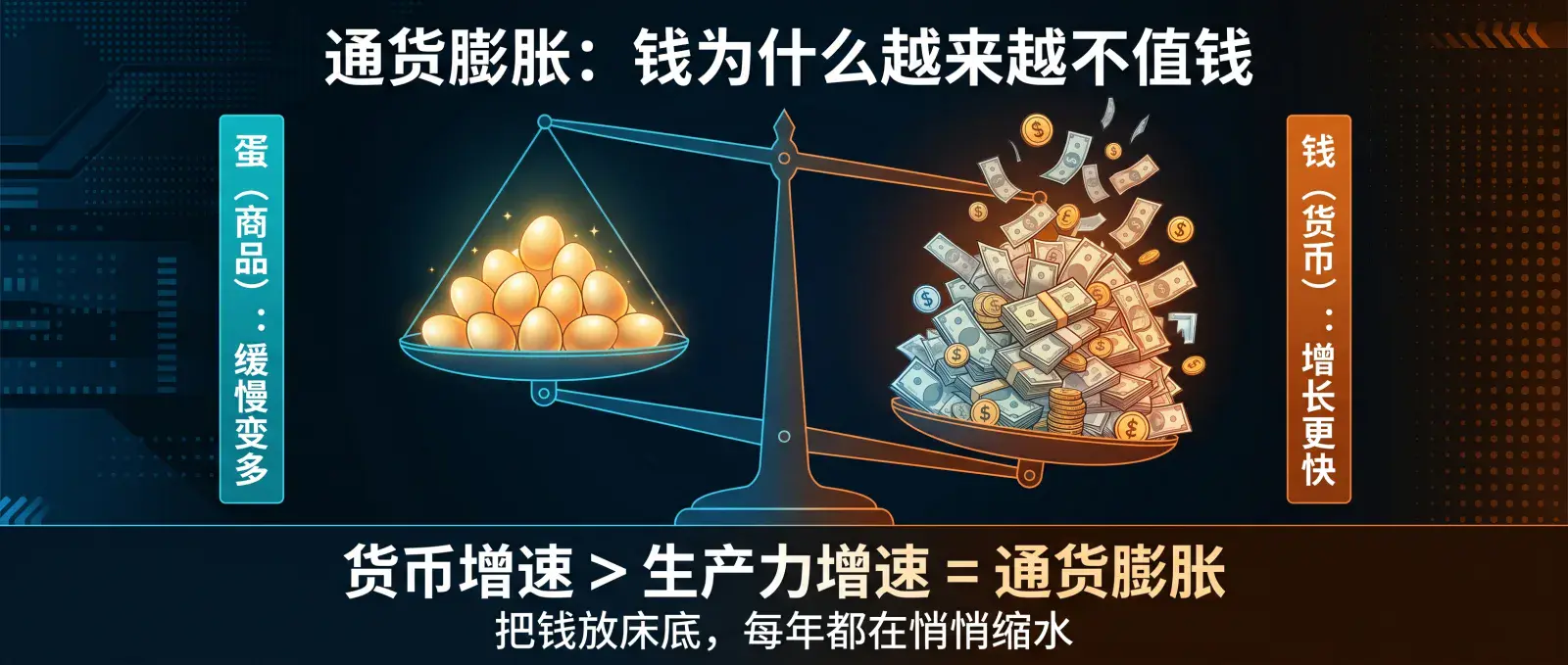 钱为什么越来越不值钱