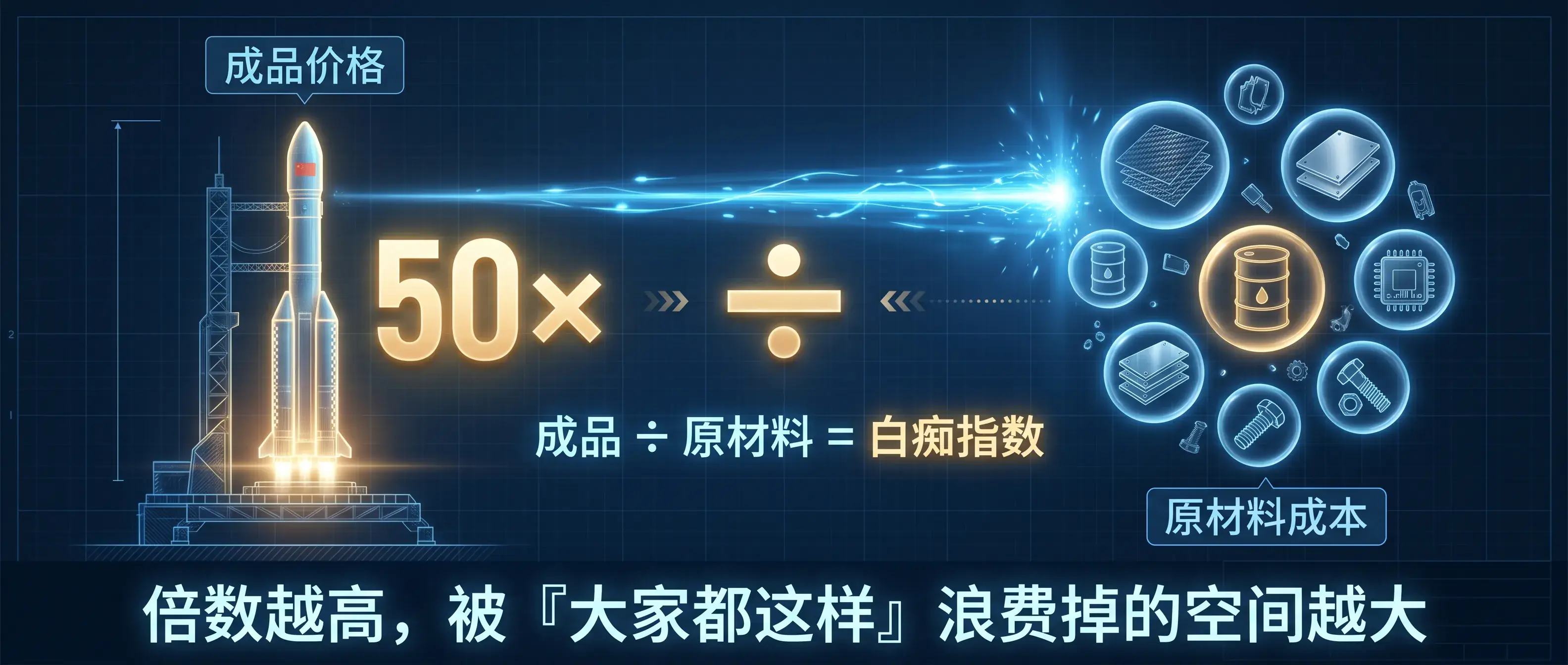 第一性原理与白痴指数：把火箭拆回原材料重新算
