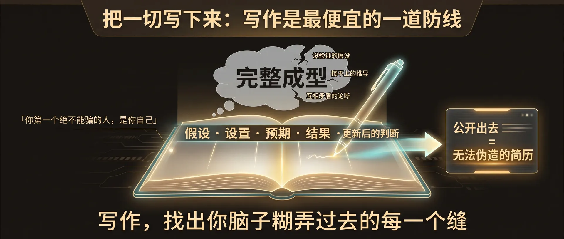 把一切写下来：写作是最便宜的一道防线