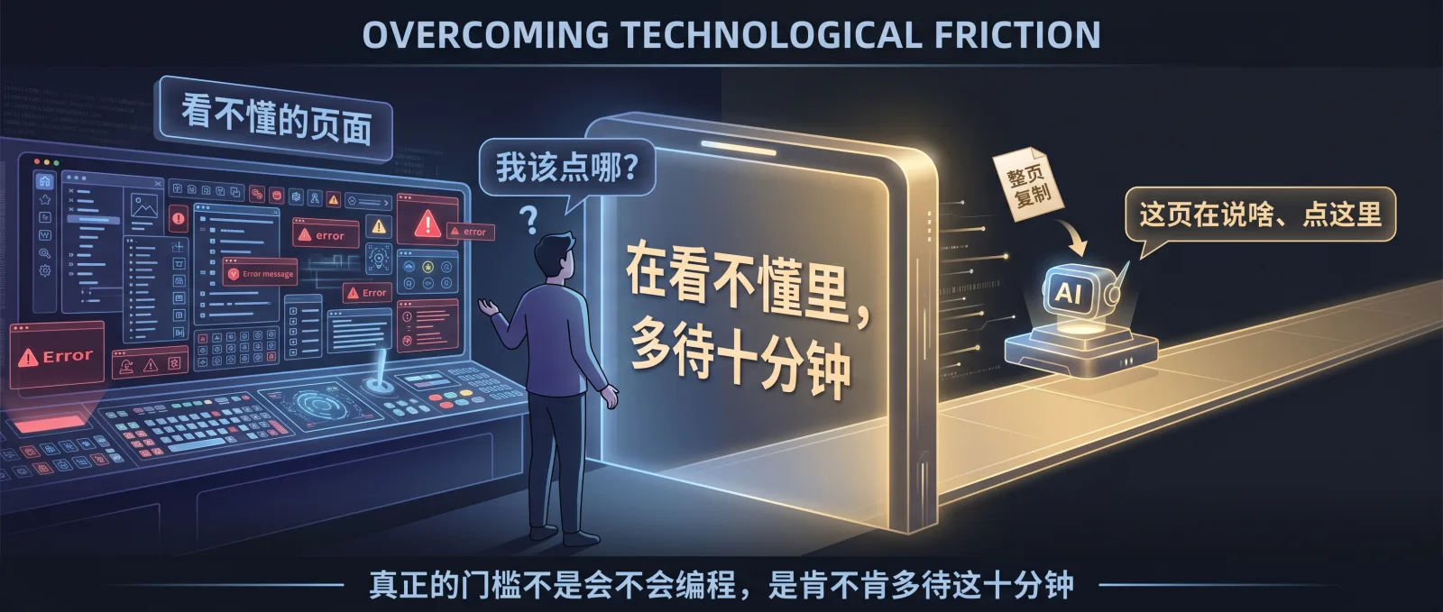 唯一的门槛低到离谱：肯不肯在看不懂里多待十分钟