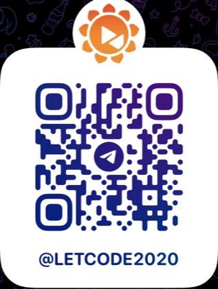 Telegram 二维码 @letcode2020